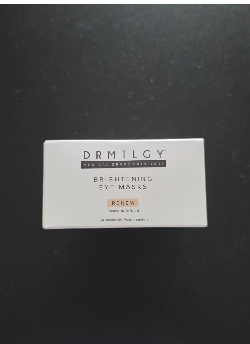 DRMTLGY  Brightening Eye Masks NEW